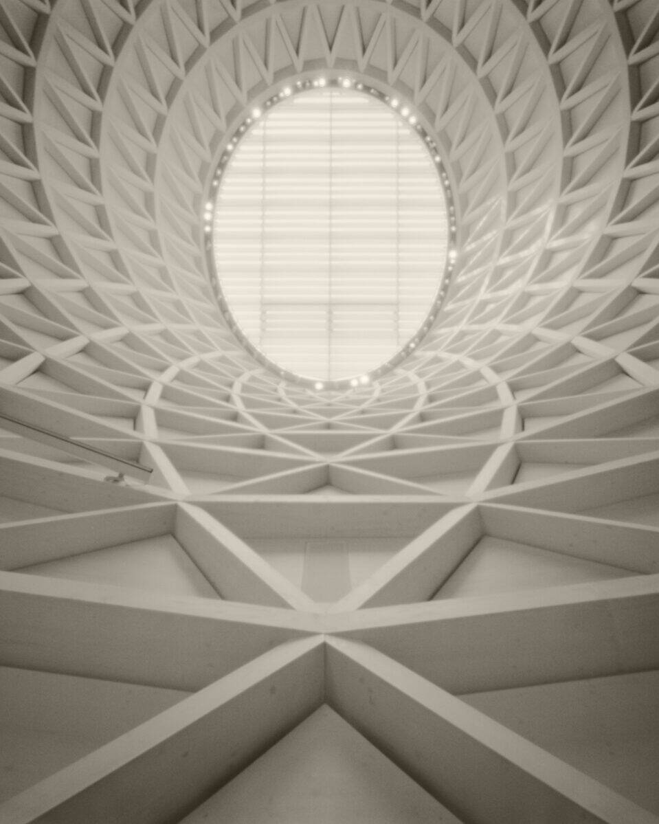 Andreas Pirlick-„St. Josef der Arbeiter“, Holzkirchen, Germany, pinhole white and black photography